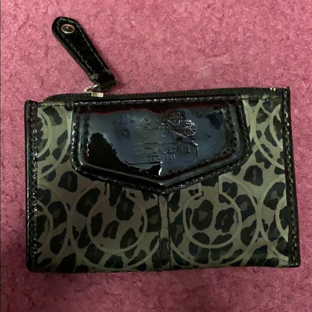 Coach mini wallet